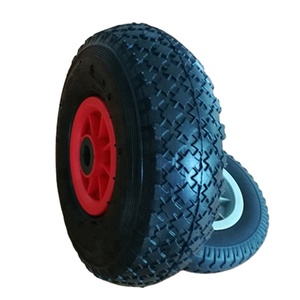 高品質空気圧プラスチックリム10インチハンドトラックゴム260x85 3.00-4ホイール - Product Image 1