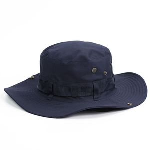 Nuevo verano 100% algodón Unisex Safari cubo pescador sombrero con correa ajustable - Product Image 4