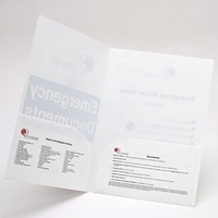 Carpeta de Archivo de Doble Bolsillo A4 A5 Ecológica de PP, Portadocumentos de Doble Cara, Carpeta de Presentación para Oficina y Escuela con Logotipo Personalizado, Protección UV