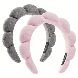 Cloud-Shaped <b>Plush</b> Headband Women High Cranial Top Non-Slip Hair Band Soft Face Washing Makeup Spa Headdress Summer Fashion - Product Image 5