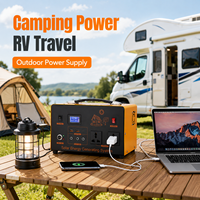 Station d'alimentation portable 300W 180Wh LiFePO4, générateur solaire à onde sinusoïdale pure, MPPT, charge rapide Type-C PD, charge sans fil, extérieur