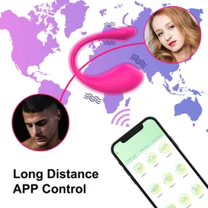 Longue Distance Portable Smart App Sans Fil Télécommandé Vibrant Gode G spot sex toy Femmes Amour Oeuf bluetooth Vibromasseur