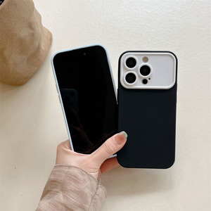 <span class=keywords><strong>2023</strong></span> PC protección de lente de ventana grande fundas de teléfono de Color caramelo para <span class=keywords><strong>iPhone</strong></span> 14 Pro Max 11 Pro <span class=keywords><strong>12</strong></span> 13 <span class=keywords><strong>Mini</strong></span> 15 Plus carcasa de TPU - Product Image 2
