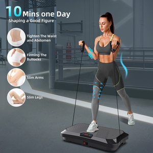 Plateforme <span class=keywords><strong>vibrante</strong></span> verticale à usage domestique 99 niveaux pour l'exercice, machine de mise en <span class=keywords><strong>forme</strong></span> du corps, brûleur de graisse - Product Image 2