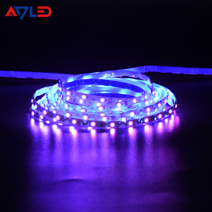 Bande LED intelligente pleine couleur intégrée SMD3535 SK6812, adressable, 6 mm RGBIC Zigzag 60 LED DC12V pour toile de fond de scène événementielle - Product Image 1