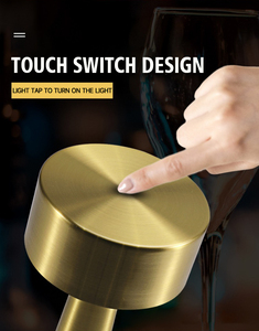 Nhà hàng ngoài trời cà phê gian hàng Đèn bàn có thể sạc lại <span class=keywords><strong>mini</strong></span> <span class=keywords><strong>LED</strong></span> cam nấm đèn cam thủy tinh <span class=keywords><strong>USB</strong></span> với chức năng mờ - Product Image 3