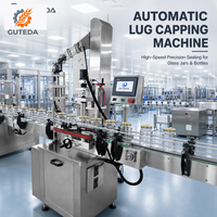 Machine de scellage entièrement automatique pour bouchons de bocaux avec tampon de capsulage en silicone, conception à vitesse de production stable pour la production d'essai, meilleur prix