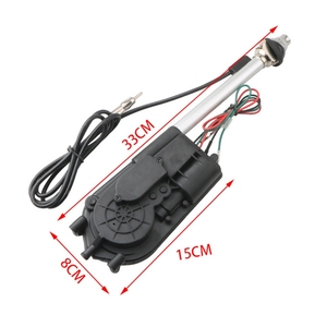 Antenne radio télescopique automatique modifiée pour voitures 12V avec support de montage et vis - Product Image 3