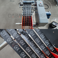 Machine d'impression automatique d'étiquettes d'écran en soie de couleur unique pour l'étiquette élastique de coton de ruban de satin