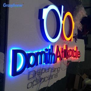 Montaje en pared iluminado nombre diseños de tablero de publicidad tienda signos tienda 3D Led brillante carta Junta - Product Image 6