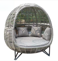 Alta calidad moderno marco de aluminio Silla de ratán sofá cama Hotel jardín ocio al aire libre piscina-amigable mimbre tumbona barato