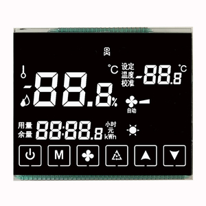 Tùy Chỉnh Đơn Sắc Lcd Hiển Thị VA 7 Segment Lcd Hiển Thị Nhiệt Kế - Product Image 1