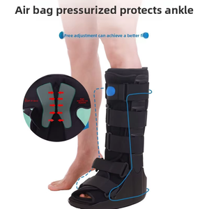 Chaussure de marche courte avec coussinets d'air pour la rééducation postopératoire des pieds blessés, des entorses de la cheville et des orteils cassés - Product Image 2