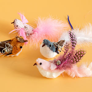 Juguete para Gatos: Cabezal de Repuesto de Plumas con Campana y Simulación de Pájaro, Suministros para Mascotas, Autoentretenimiento, Alivio del Aburrimiento, Duradero y Resistente a Arañazos - Product Image 2