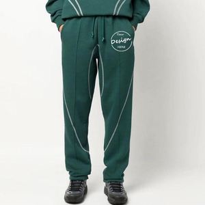 Pantalon de survêtement personnalisé pour hommes ligne coton grande taille pantalon de jogging pour hommes pantalon de survêtement de gymnastique solide - Product Image 1