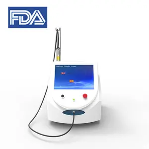Class IV medical grade ENT treatment double wave 980 1470nm diode laser ear nose throat CE surgical machine for clinic use