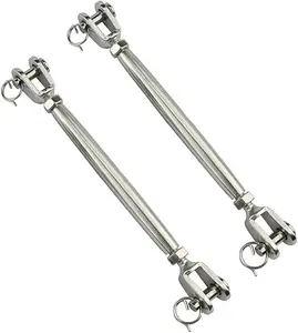 Supplier M5-M20 Rigging Screw AISI304/316 Stainless Steel Turnbuckle Jaw and Jaw Closed Body