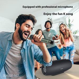 Fanatic S67 pour haut-parleur Bluetooth K Song 60W haute puissance étanche Portable USB caisson de basses extérieur pour danse carrée en plastique lourd - Product Image 4