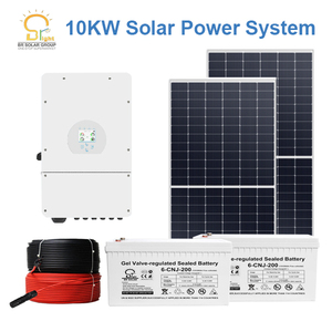 Système solaire hybride hors réseau et sur réseau à onde sinusoïdale pure de haute qualité pour usage domestique 10KW - Product Image 1