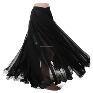 Belly Dance Costume Chiffon Full Circle Long Skirt Carnival Bollywood <strong>Tribal</strong> Skirt <strong>Dancing</strong> Swing Long <strong>Dress</strong> for Women - Product Image 4