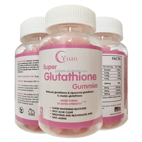 Complément alimentaire beauté à succès, marque privée, L-glutathion, collagène, gommes blanchissantes pour la peau