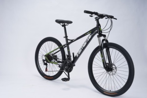 Fourche avant en acier à haute teneur en carbone 26 pouces à suspension complète vtt Cycle 21 vitesses en acier système de frein à disque de vélo de vélo pour l'aventure - Product Image 6