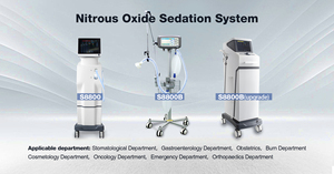 Machine de sédation au protoxyde d'azote de haute qualité, système de sédation au protoxyde d'azote S8800A, équipement de sédation <span class=keywords><strong>dentaire</strong></span> mobile portable - Product Image 6