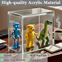 MIO personnalisé clair résistant aux UV jeu de cartes à collectionner Elite Trainer boîte de rappel magnétique de protection acrylique TCG ETB vitrine
