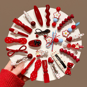 2026 New Popular Design Cute Sweet Exquisite Hairpin Cartoon Style Girl's Acrylic Hairpins Fashionable Jewelry Wholesale - Product Image 1