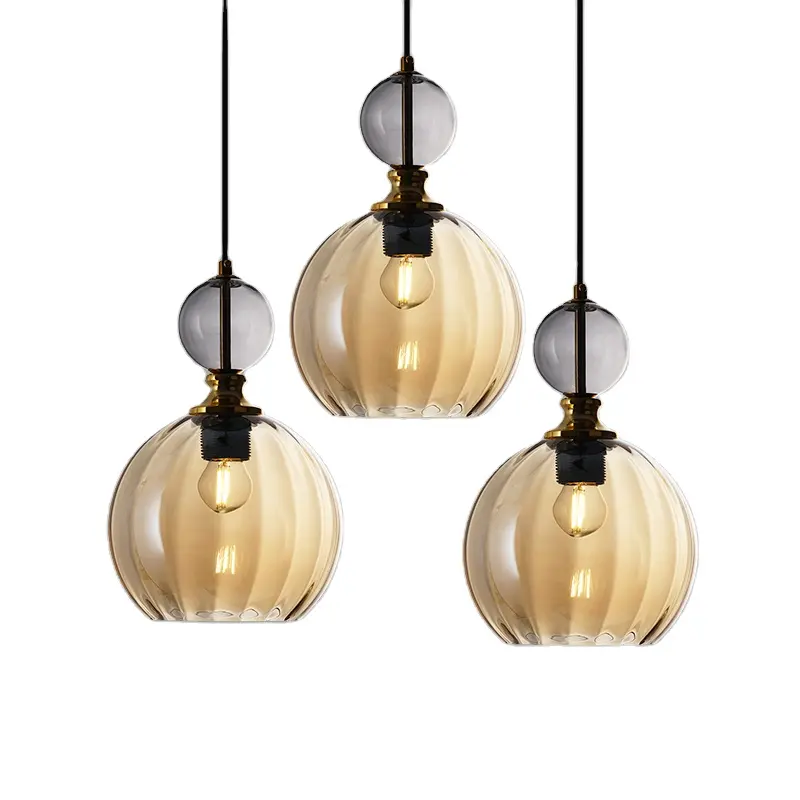 Lichte Luxe Stijl Huisdecoratie Hanglamp Hardware Glas Mode Hoogwaardige Lantaarns Verlichting Huis Lampara 'S Decoratie