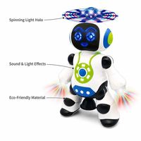 Robot Jouet Interactif LED Lumineux et Sonore Écologique pour Enfants Garçons et Filles - Vente en Gros
