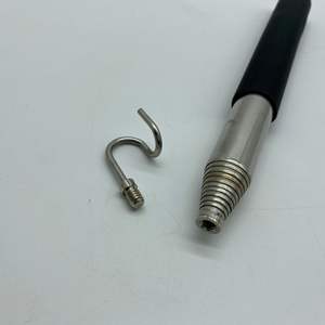Yeni ürün kişiselleştirilmiş özelleştirilmiş yılan tutucular teleskopik çubuk paslanmaz çelik uzatma direği kanca ile parçaları açık - Product Image 6