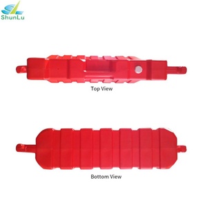 Barrière de circulation en plastique HDPE remplie d'eau, produit essentiel pour la sécurité routière - Product Image 3