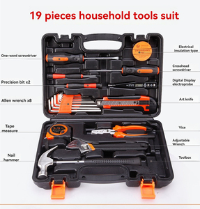 Venta al por mayor árbol grande 9 piezas alicates garra martillo destornillador conjunto Venta caliente hogar herramienta de mano OEM Incluye caja de herramientas kit de herramientas - Product Image 4