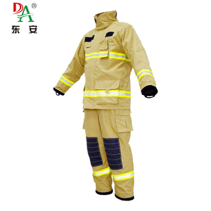 Traje <span class=keywords><strong>de</strong></span> Bombero DongAn ZFMH <span class=keywords><strong>2022</strong></span>, 100% Aramida <span class=keywords><strong>de</strong></span> 4 Capas, Nomex IIIA, Color Azul Marino/Amarillo, Estándar GA10-2014 - Product Image 2