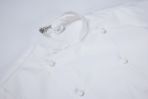 Ensemble uniforme <span class=keywords><strong>de</strong></span> chef professionnel personnalisé OEM <span class=keywords><strong>pour</strong></span> hommes et femmes, vêtements <span class=keywords><strong>de</strong></span> travail <span class=keywords><strong>de</strong></span> restaurant, veste <span class=keywords><strong>de</strong></span> chef à manches longues + <span class=keywords><strong>pantalon</strong></span>, ensemble deux pièces - Product Image 3