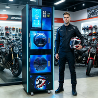 Machine de nettoyage de casques automatisée avec système de paiement en libre-service pour les stations – Machine à casques