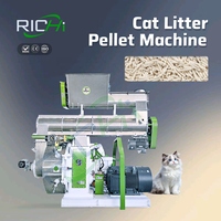 RICHI Promotion : Machine de fabrication de litière pour chats en sciure de pin, bentonite et tofu, capacité 1-10 T/H, pour granulés de litière pour chats