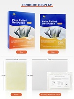 Échantillon gratuit de plâtre menthol naturel à base de plantes hydrogel auto-chauffant coloré pour adultes rhumatismes cou soulagement de la douleur Patch en gel