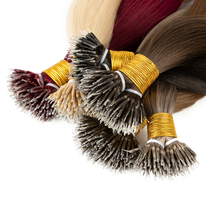 Extensiones de Cabello Humano de Doble Trama con Micro Anillos <span class=keywords><strong>Nano</strong></span>, Extensiones de Cabello Ruso con Anillos <span class=keywords><strong>Nano</strong></span> al por Mayor - Product Image 1