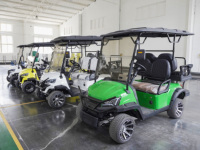 Voiture de golf électrique 4 places certifiée CE neuve de Chine, moteur KDS 5KW, acier léger, durable, batterie au lithium 48V, buggy de golf