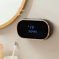 Distributeur de savon mural sans contact rechargeable HLK en ABS, capteur gratuit, utilisation hôtelière, design moderne, couleur personnalisée, chargement USB