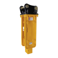 SD KINGTECH Marteau hydraulique 75 mm pour pelle rétrocaveuse 580, type silencieux, pression 120-150 kg/cm, débit d'huile 50-90 L/min, 6-9 tonnes
