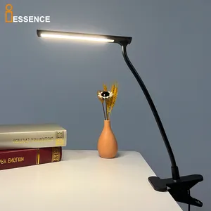 במלאי סיטונאי Slim עיצוב מנורת שולחן מתכווננת גמיש קליפ מנורת LED