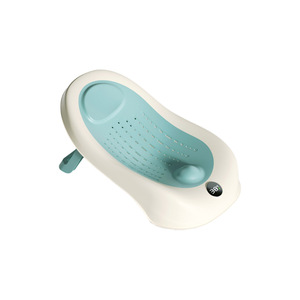 Support de bain intelligent pour bébé avec détection de température, design utérin, doux, réglable, électrique 220-240V, pliable, avec cadre de rangement - Product Image 4