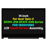 شاشة لمس LCD مقاس 14 بوصة بدقة 1920×1080 لجهاز Acer Spin 3 SP314-54N-314V، قطعة بديلة لتجميع الشاشة