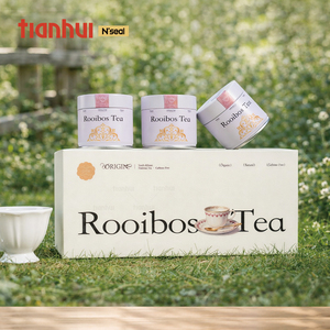 Caja Rectangular de Cartón Tianhui con Latas Metálicas Herméticas, Caja de Embalaje Personalizada para Té, para Guardar <span class=keywords><strong>Yerba</strong></span> <span class=keywords><strong>Mate</strong></span> y Hierbas Secas - Product Image 2