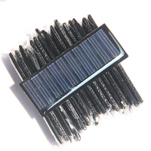 45mA แผงโซลาร์เซลล์5V poly- Si 58X23มม. แบบพกพา DIY ชาร์จแบตเตอรี่3.7V - Product Image 5
