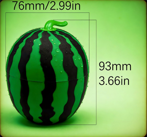 Jinlin Fashion New Design Watermelon Grinder Summer Modern Style 76MM 4Parts Zinc Alloy & Plastic <b>Rolling</b> Tray for Tobacco - Product Image 6