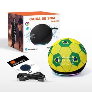 Haut-parleur sans fil Alaxe Clock Bluetooth pour la Coupe du monde de football, mini pendentif cadeau, haut-parleur portable de dessin animé pour l'extérieur, sortie 5W - Product Image 3